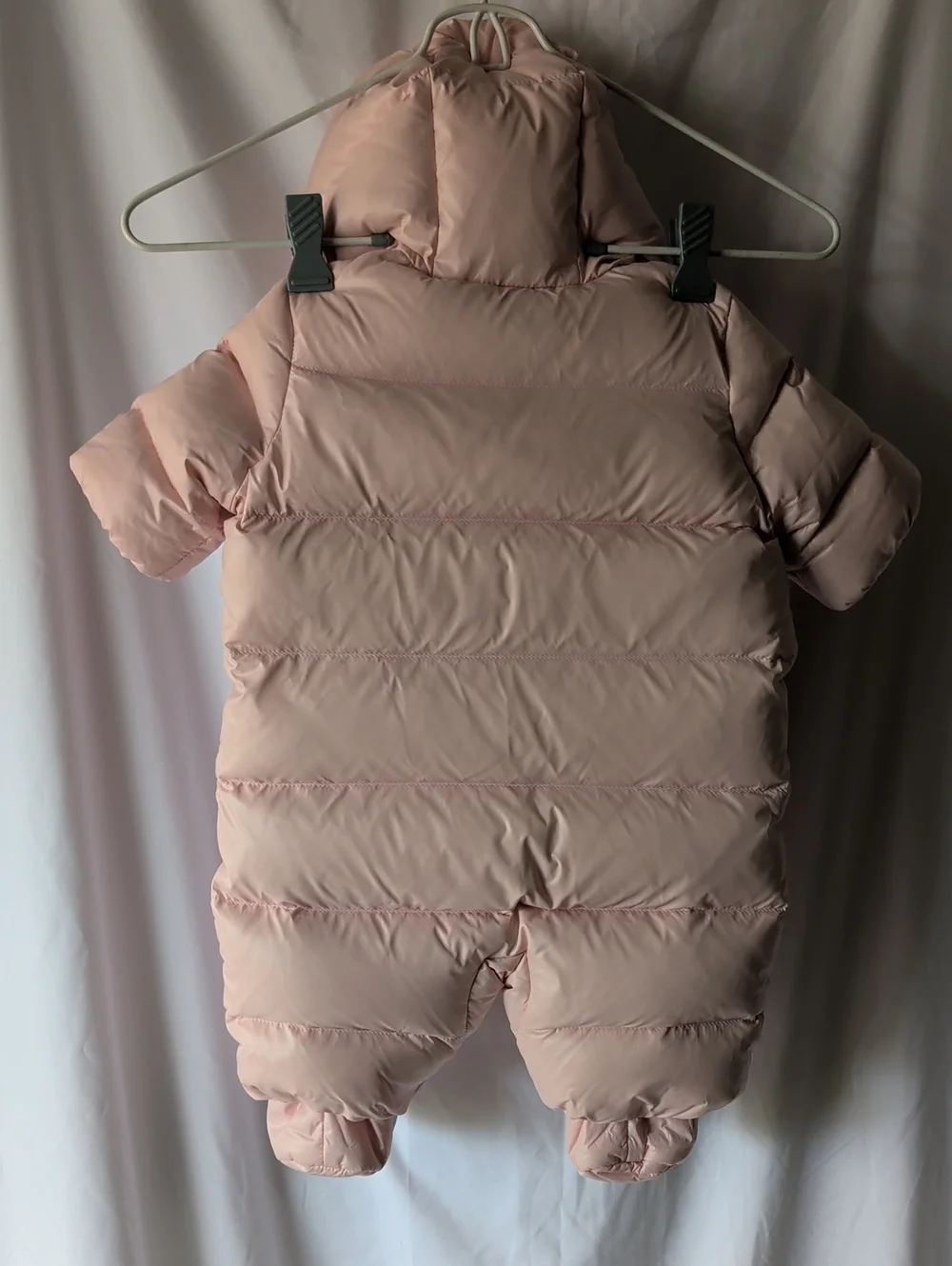 Ralph Lauren newborn water repellent baby bunting 650 fill missing hand mitts